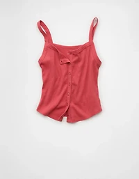 AE Button-Up Tank Top