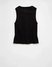 AE Button-Up Tank Top