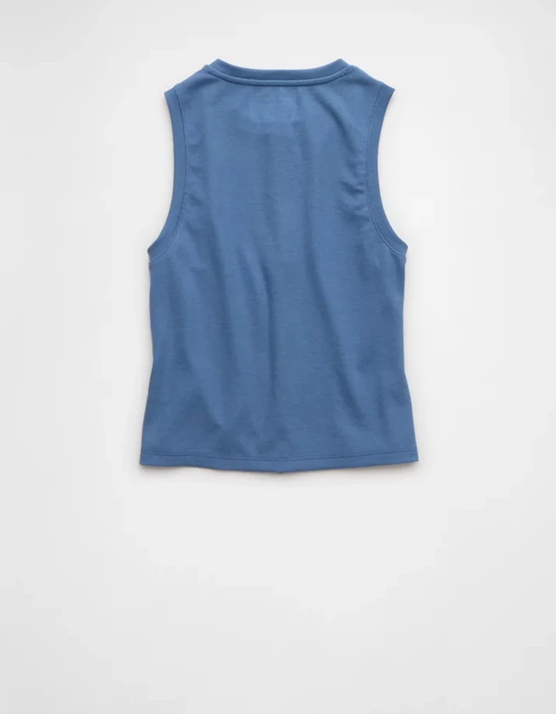 AE Button-Up Tank Top