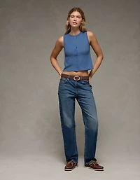 AE Button-Up Tank Top