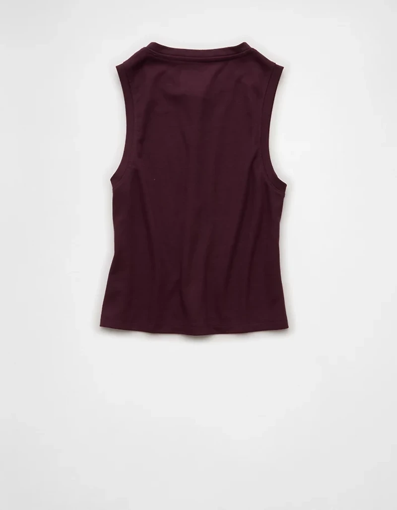 AE Button-Up Tank Top