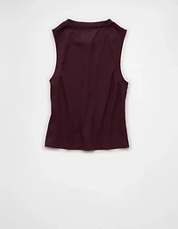 AE Button-Up Tank Top