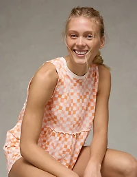 AE Sunchaser Tie-Back Babydoll Tank Top