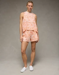 AE Sunchaser Tie-Back Babydoll Tank Top