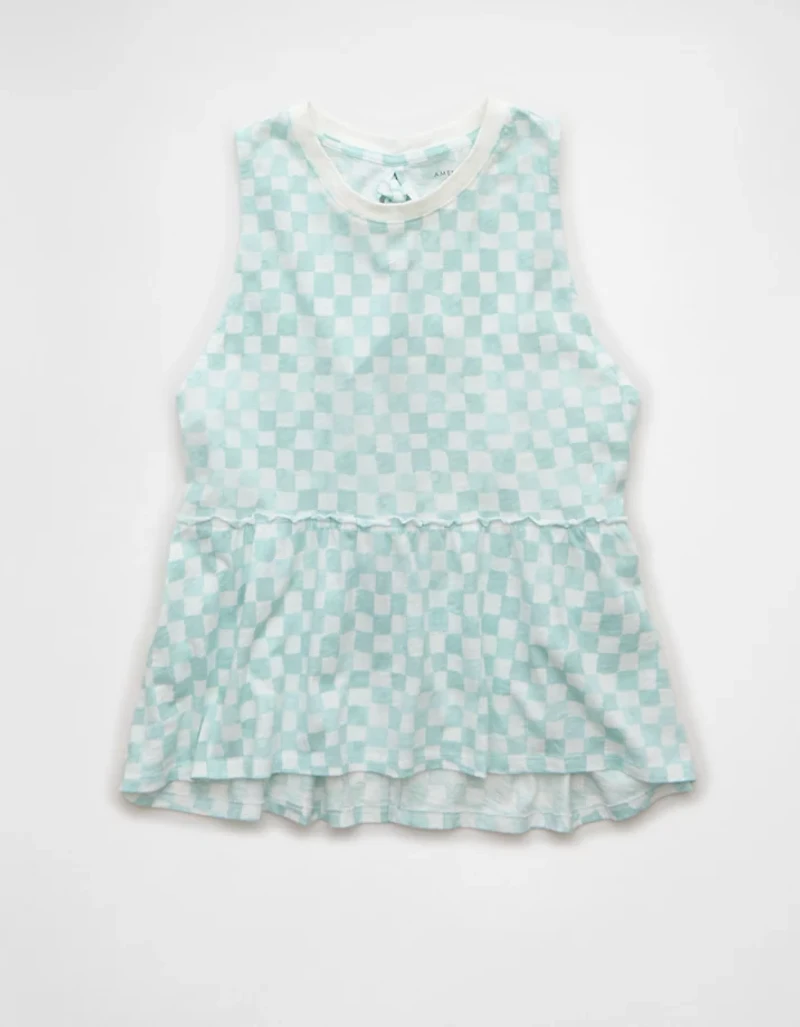 AE Sunchaser Tie-Back Babydoll Tank Top