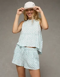 AE Sunchaser Tie-Back Babydoll Tank Top