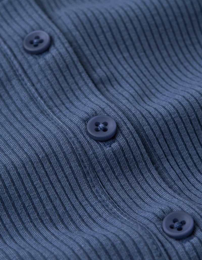 AE Square Neck Button-Up Tank Top