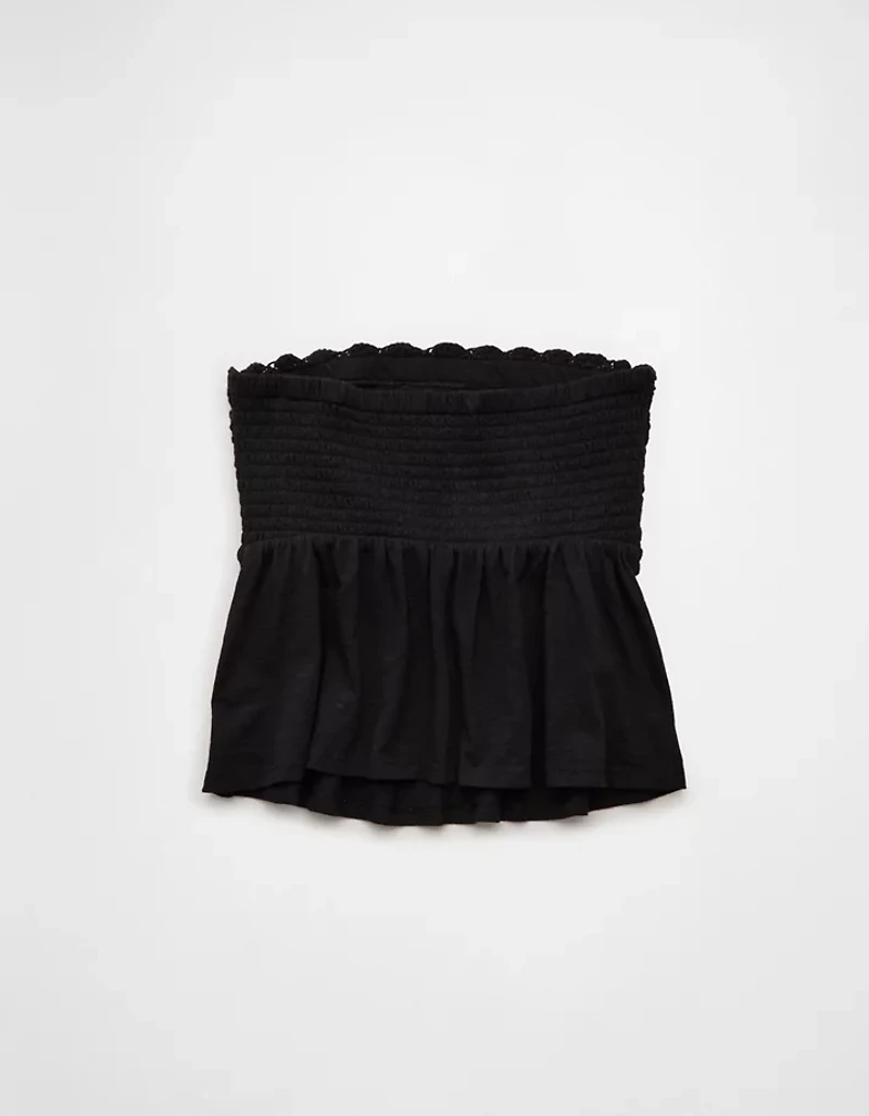 AE Sunchaser Crochet Babydoll Tube Top