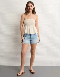 AE Sunchaser Crochet Babydoll Tube Top