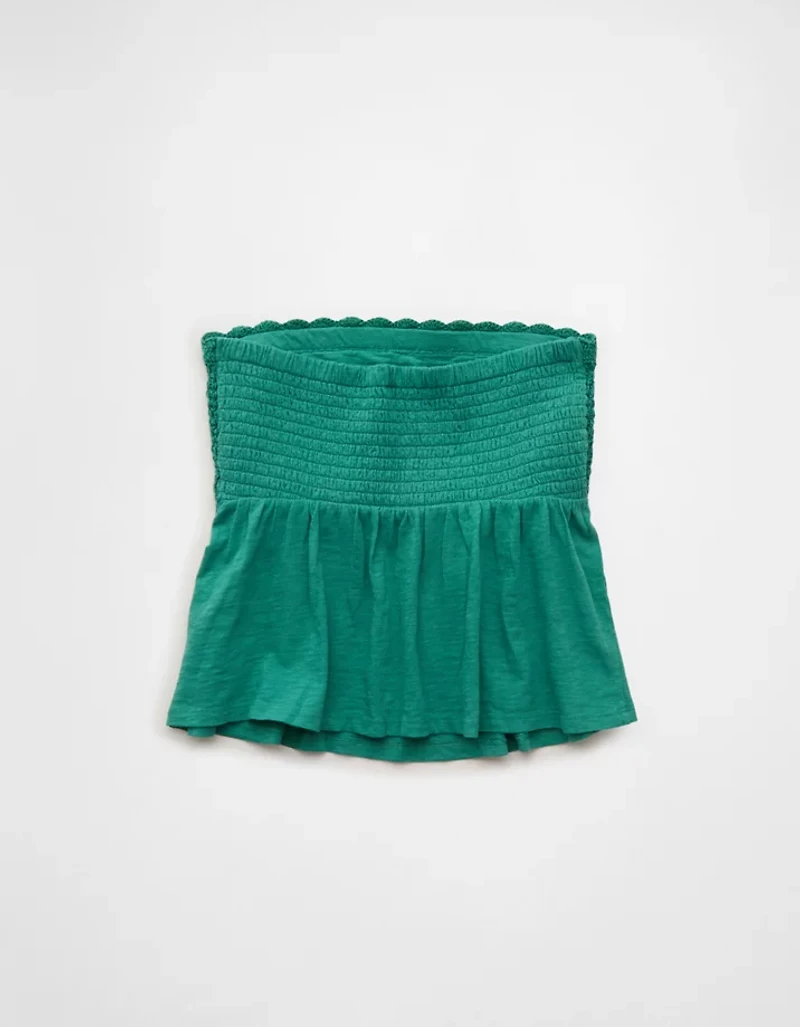 AE Sunchaser Crochet Babydoll Tube Top