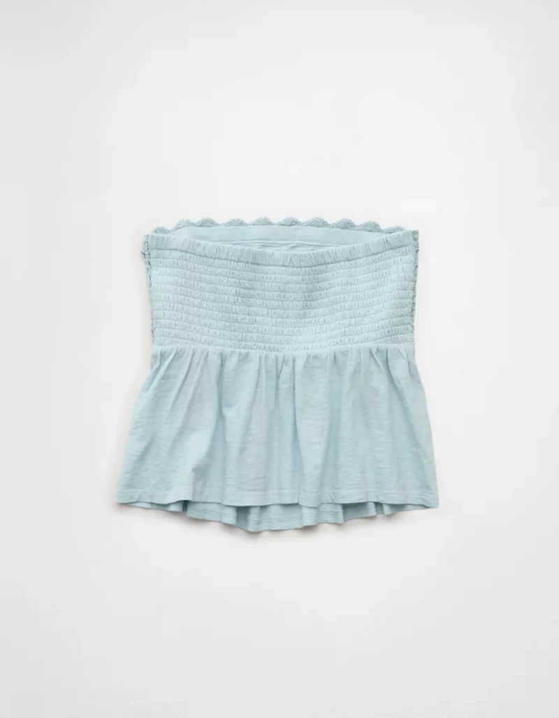 AE Sunchaser Crochet Babydoll Tube Top