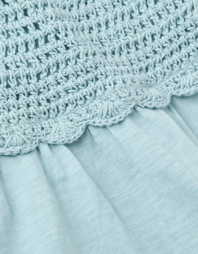 Bustier tubulaire style nuisette en crochet Sunchaser AE