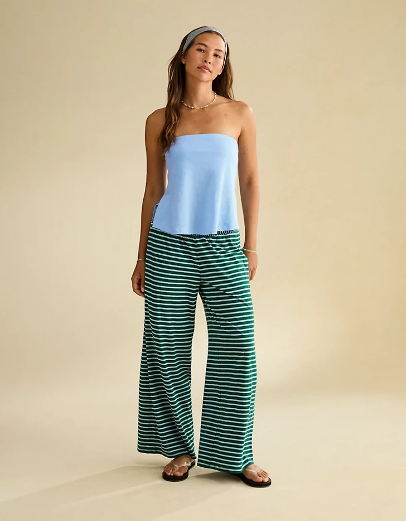 AE Sunchaser Side-Slit Babydoll Tube Top