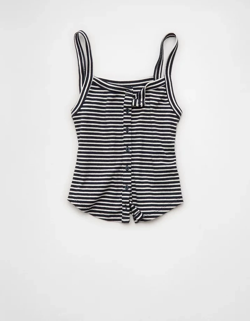 AE Button-Up Tank Top
