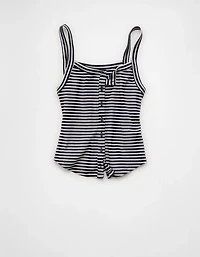 AE Button-Up Tank Top