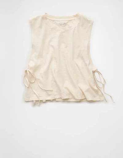 AE Sunchaser Side-Tie Muscle Tank Top