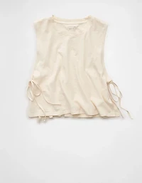 AE Sunchaser Side-Tie Muscle Tank Top