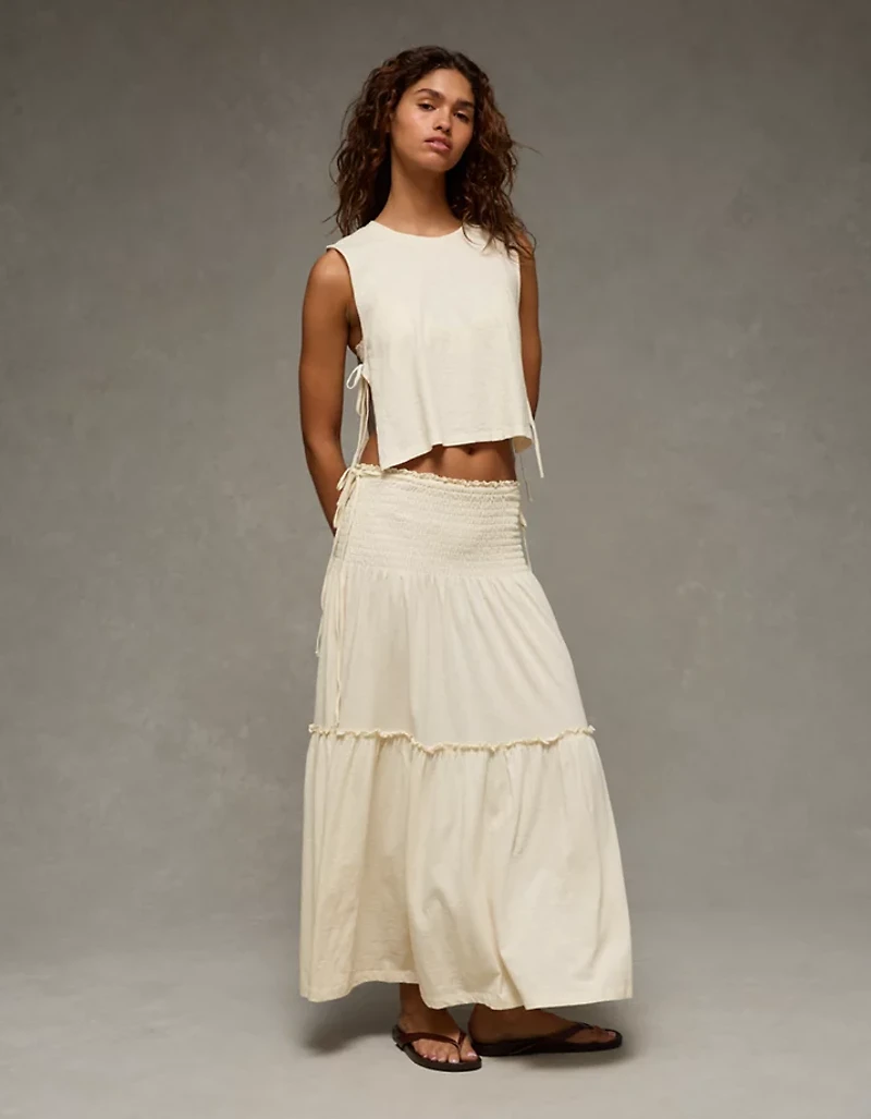 AE Sunchaser Side-Tie Muscle Tank Top