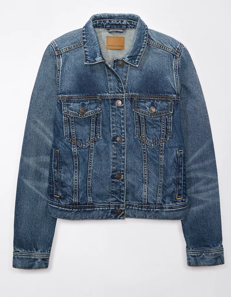 Veste en denim classique extensible et rigide AE