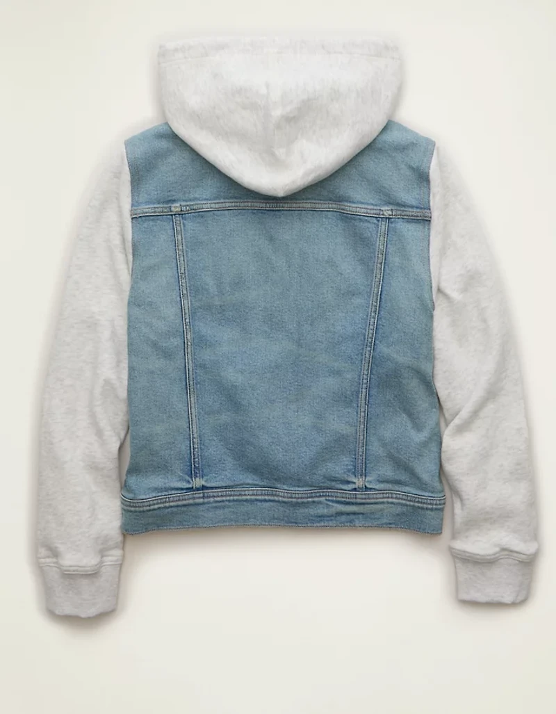 AE Hooded Denim Jacket
