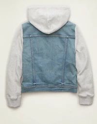 AE Hooded Denim Jacket