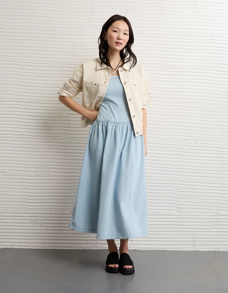 Veste en denim ondulante AE