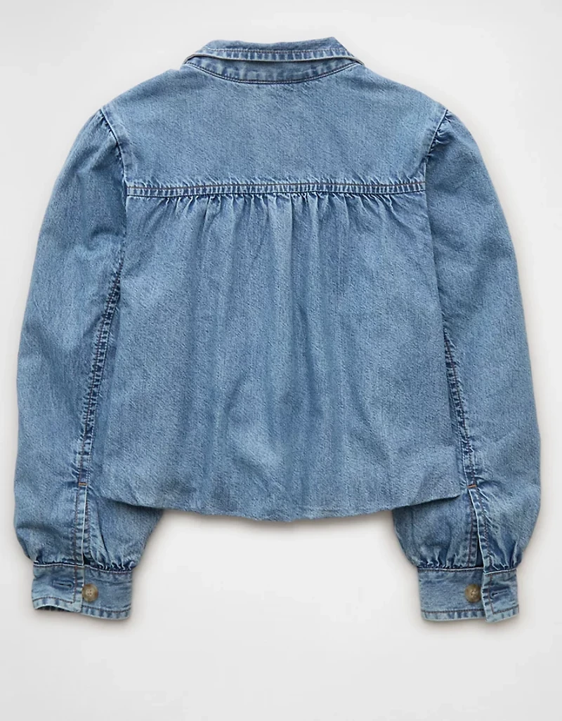 AE Denim Swing Jacket