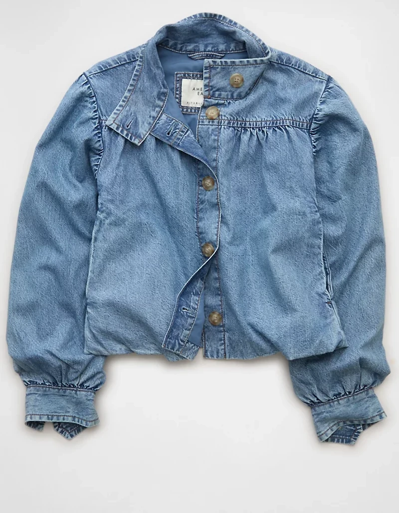 AE Denim Swing Jacket