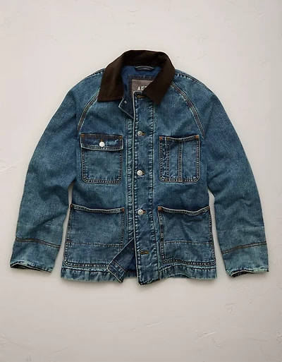 AE77 Premium Denim Barn Jacket