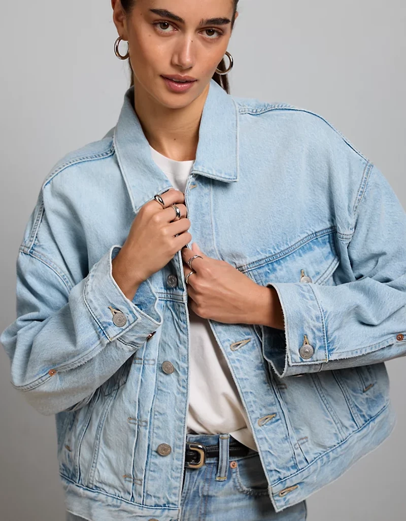 AE77 Oversized Denim Jacket