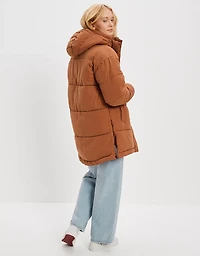 AE Elongated Hooded Puffer Jacket