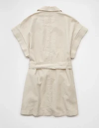 Gilet noué à la taille en mélange de lin AE