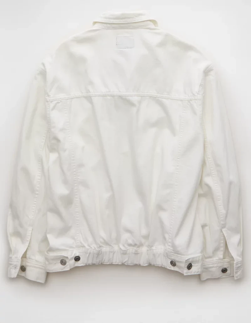 Veste petit ami en denim surdimensionnée AE