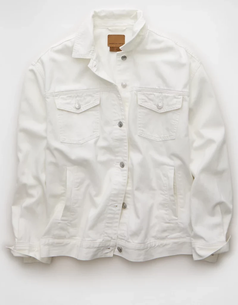 Veste petit ami en denim surdimensionnée AE