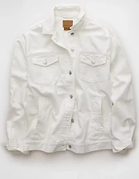 Veste petit ami en denim surdimensionnée AE
