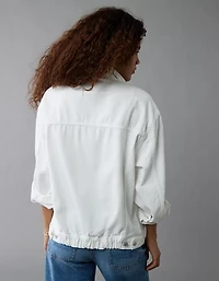 Veste petit ami en denim surdimensionnée AE