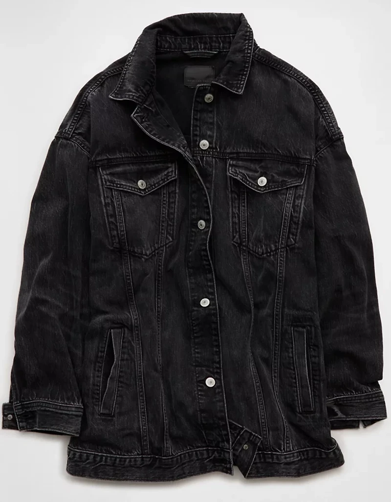 AE Oversized Boyfriend Denim Jacket