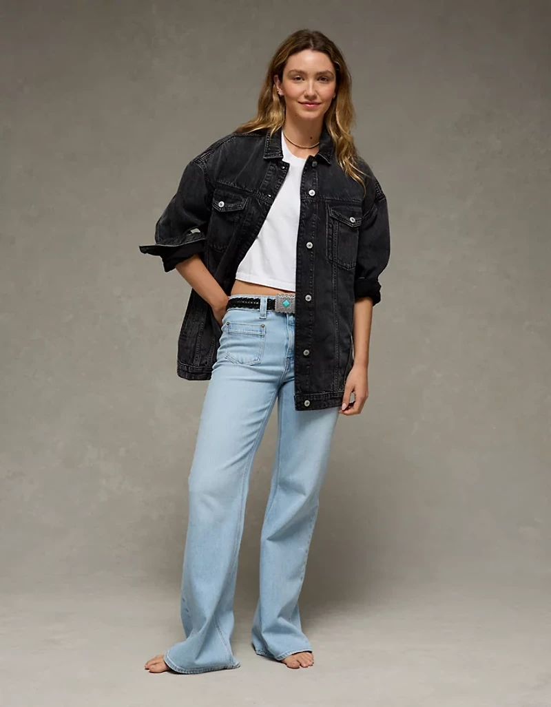 AE Oversized Boyfriend Denim Jacket