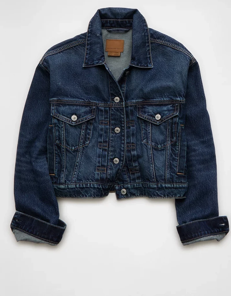 Veste courte en denim rétro AE