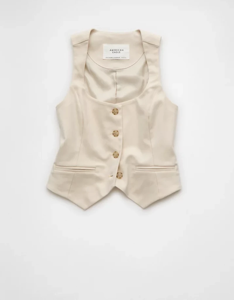 Gilet à encolure carrée AE