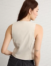 Gilet à encolure carrée AE