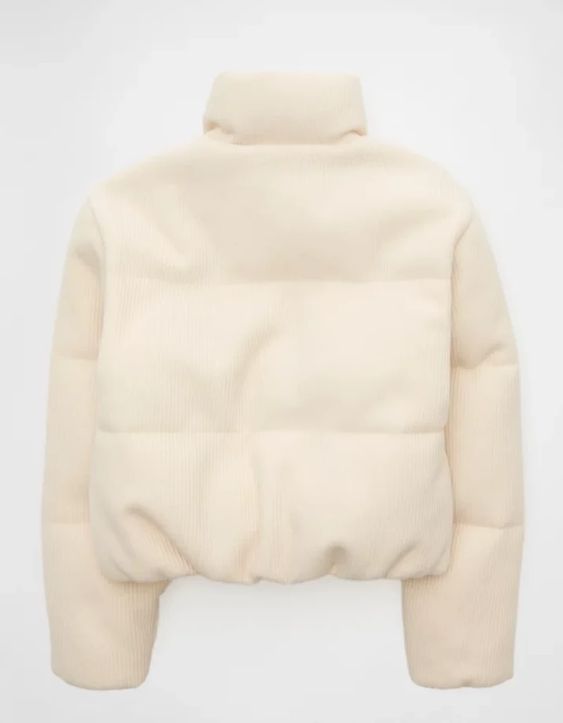 Veste matelassée courte en tricot AE