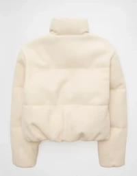 Veste matelassée courte en tricot AE