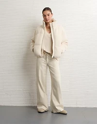 Veste matelassée courte en tricot AE