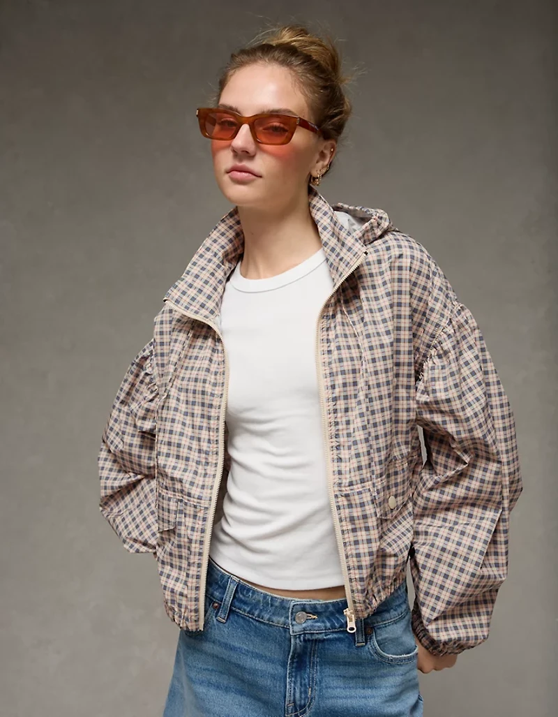 AE Cropped Windbreaker Jacket