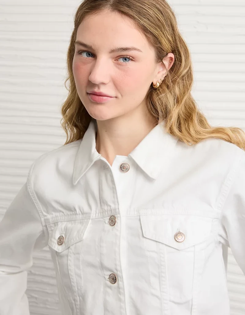 AE Super Cropped Denim Jacket