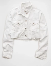 AE Super Cropped Denim Jacket