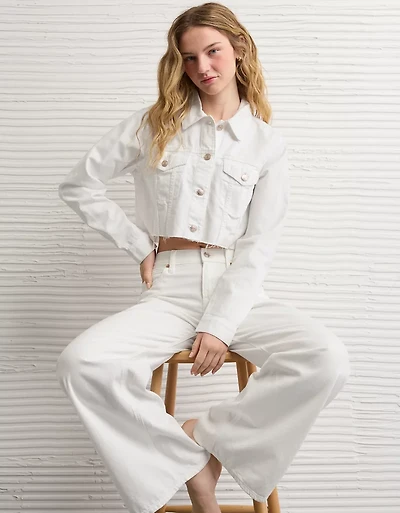 AE Super Cropped Denim Jacket