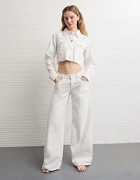AE Super Cropped Denim Jacket