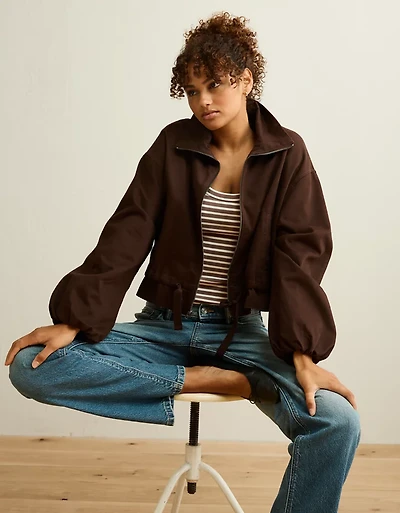AE Funnel Neck Bomber Jacket